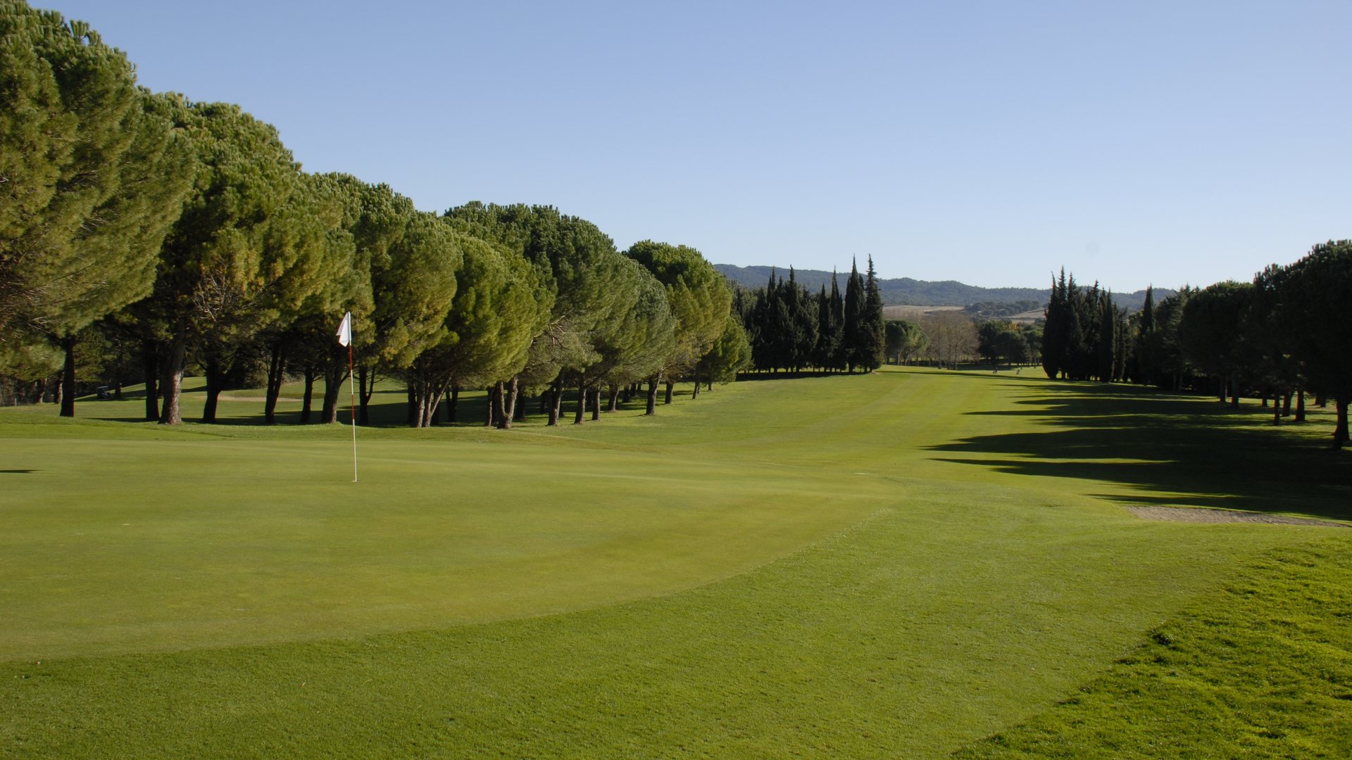 Green du parcours Les Pins, Golf de Carcassonne